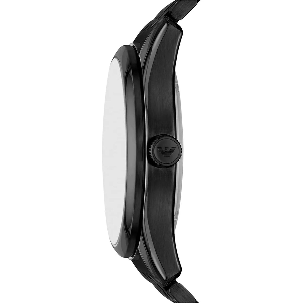 Emporio Armani Antonio AR60093 All Black Automatic Skeleton Men's Watch