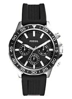 Bannom BQ2494 Men’s Chronograph Watch – Black Silicone Strap & Dial | Quartz Sport Wristwatch with Stopwatch & Date Display