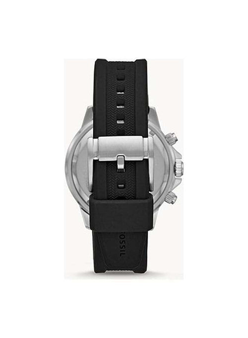 Bannom BQ2494 Men’s Chronograph Watch – Black Silicone Strap & Dial | Quartz Sport Wristwatch with Stopwatch & Date Display