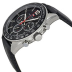 Original Tommy Hilfiger Luke Men's Watch - Silver Case & Black Leather (1791117)