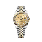 Rolex Datejust 41mm Gold Dial Half Gold Jubilee Bracelet
