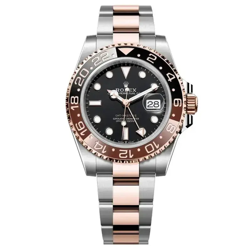 Rolex GMT-Master II “Root Beer” – Black Dial & Brown-Black Ceramic Bezel Oyster Bracelet