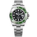 Rolex Submariner “Starbucks” – Black Dial with Green Bezel and Stainless Steel Oyster Bracelet