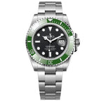 Rolex Submariner “Starbucks” – Black Dial with Green Bezel and Stainless Steel Oyster Bracelet