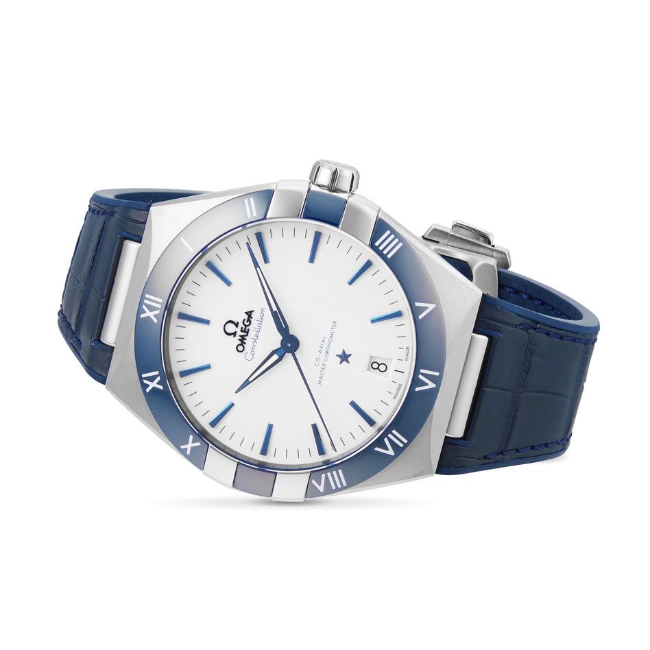 Omega Leather Watch For Men