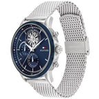 Tommy Hilfiger Casual Sport Men's Watch – Blue Dial – Mesh Stainless Steel Strap