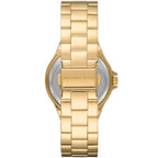 Michael Kors Lennox MK7229 Women’s Gold Crystal Dial Gold Bracelet Multi-Function Watch
