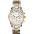 Michael Kors Ritz MK6474 Women’s White Dial Two-Tone Bracelet Multi-Function Watch