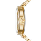 Michael Kors Parker MK7283 Women’s Crystal-Pave Dial Gold-Tone Bracelet Watch
