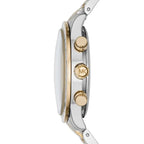 Michael Kors Brinkley MK6188 Women’s Silver & Gold Dial Two-Tone Chronograph Watch