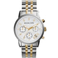 Michael Kors Ritz MK5057 Women’s Silver & Gold Stainless Steel Multi-Function Watch