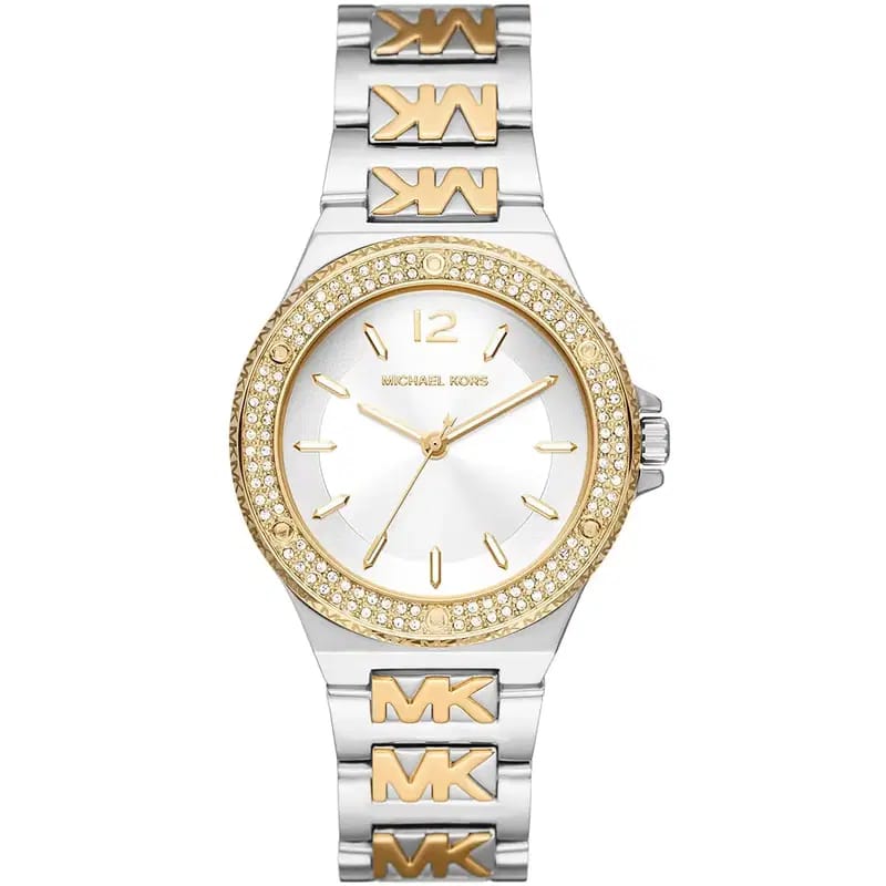 Michael Kors Lennox MK7338 Women’s Silver & Gold Stainless Steel Analog Watch