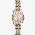 Michael Kors Lexington MK4815 Women’s Two-Tone Silver Dial Multi-Function Watch