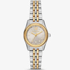 Michael Kors Lexington MK4815 Women’s Two-Tone Silver Dial Multi-Function Watch