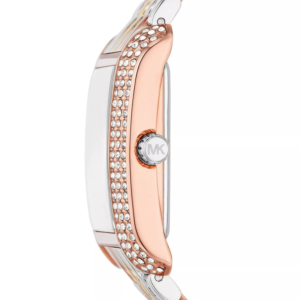 Michael Kors Emery Three-Tone MK4744 Women’s Silver, Gold & Rose Gold Stainless Steel Watch