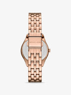 Michael Kors MK4710 Harlowe Women’s Rose Gold Crystal Dial Watch