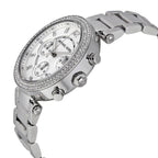 Michael Kors MK5353 Parker Women’s Silver Dial Stainless Steel Chronograph Watch