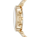 Michael Kors MK6326 Parker Women’s Blush Dial Gold Stainless Steel Chronograph Watch