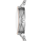 Michael Kors MK4353 Sofie Women’s Silver Rose Gold Chronograph Crystal Watch