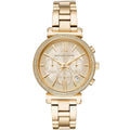 Michael Kors MK6559 Sofie Women’s Gold Dial Gold Chronograph Watch