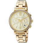 Michael Kors MK6559 Sofie Women’s Gold Dial Gold Chronograph Watch