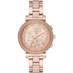 Michael Kors MK6560 Sofie Women’s Rose Gold Dial Rose Gold Stainless Steel Chronograph Watch
