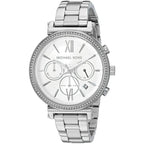 Michael Kors MK6575 Sofie Women’s Silver Dial Silver Stainless Steel Chronograph Watch