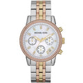 Michael Kors MK5650 Ritz Women’s Mother of Pearl Dial Two-Tone Chronograph Watch