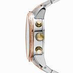 Michael Kors MK5650 Ritz Women’s Mother of Pearl Dial Two-Tone Chronograph Watch