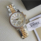 Michael Kors MK5650 Ritz Women’s Mother of Pearl Dial Two-Tone Chronograph Watch