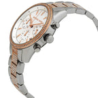 Michael Kors MK6651 Ritz Women’s Silver Dial Two-Tone Stainless Steel Chronograph Watch