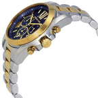 Michael Kors MK5976 Bradshaw Women’s Navy Dial Two-Tone Stainless Steel Chronograph Watch
