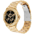 Michael Kors MK7404 Lenox Women’s Black Dial Gold Stainless Steel Watch