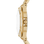Michael Kors MK7404 Lenox Women’s Black Dial Gold Stainless Steel Watch