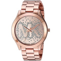 Michael Kors MK3591 Slim Runway Women’s Rose Gold Crystal Dial Stainless Steel Watch