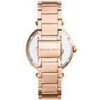 Michael Kors MK5865 Women’s Rose Gold Dial Rose Gold Stainless Steel Crystal MK Logo Watch