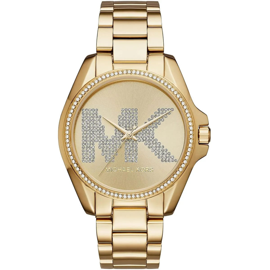 Michael Kors MK6555 Women’s Gold Dial Gold Stainless Steel Crystal Logo Watch