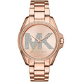 Michael Kors MK6556 Women’s Rose Gold Dial Rose Gold Stainless Steel Crystal Logo Watch