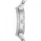 Michael Kors MK7542 Women’s Silver Dial Silver Stainless Steel Crystal Logo Watch
