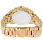Michael Kors MK6359 Women’s Rose Gold Dial Two-Tone Stainless Steel Chronograph Watch