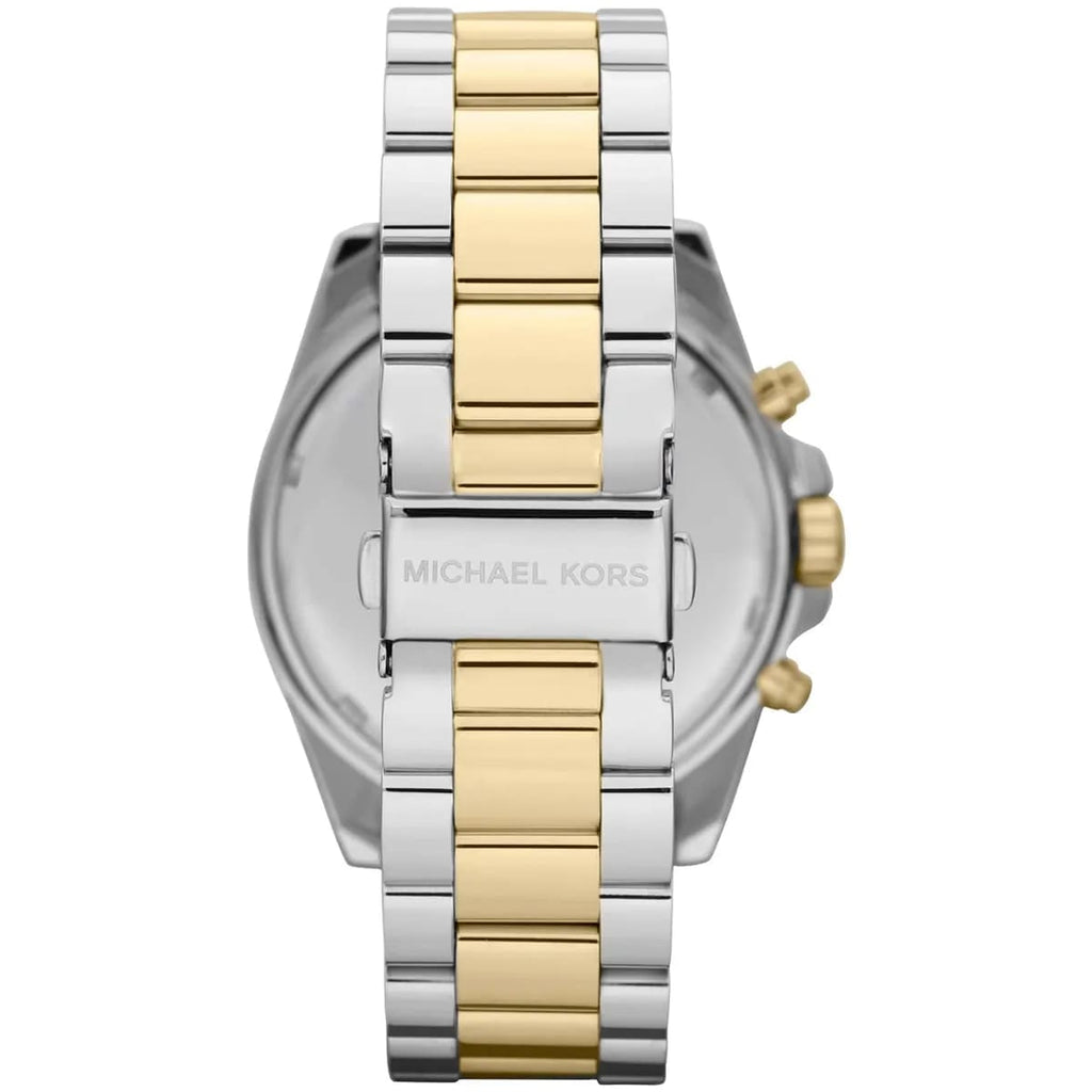 Michael Kors MK5627 Women’s White Dial Two-Tone Stainless Steel Bradshaw Watch