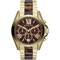 Michael Kors MK5696 Women’s Brown Dial Gold Stainless Steel Bradshaw Watch