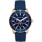 Michael Kors MK7163 Men’s Blue Dial Navy Silicone Strap Chronograph Watch