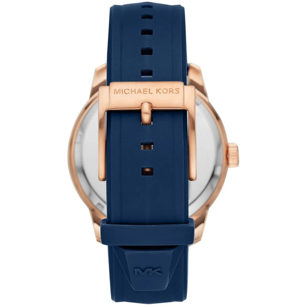 Michael Kors MK7163 Men’s Blue Dial Navy Silicone Strap Chronograph Watch