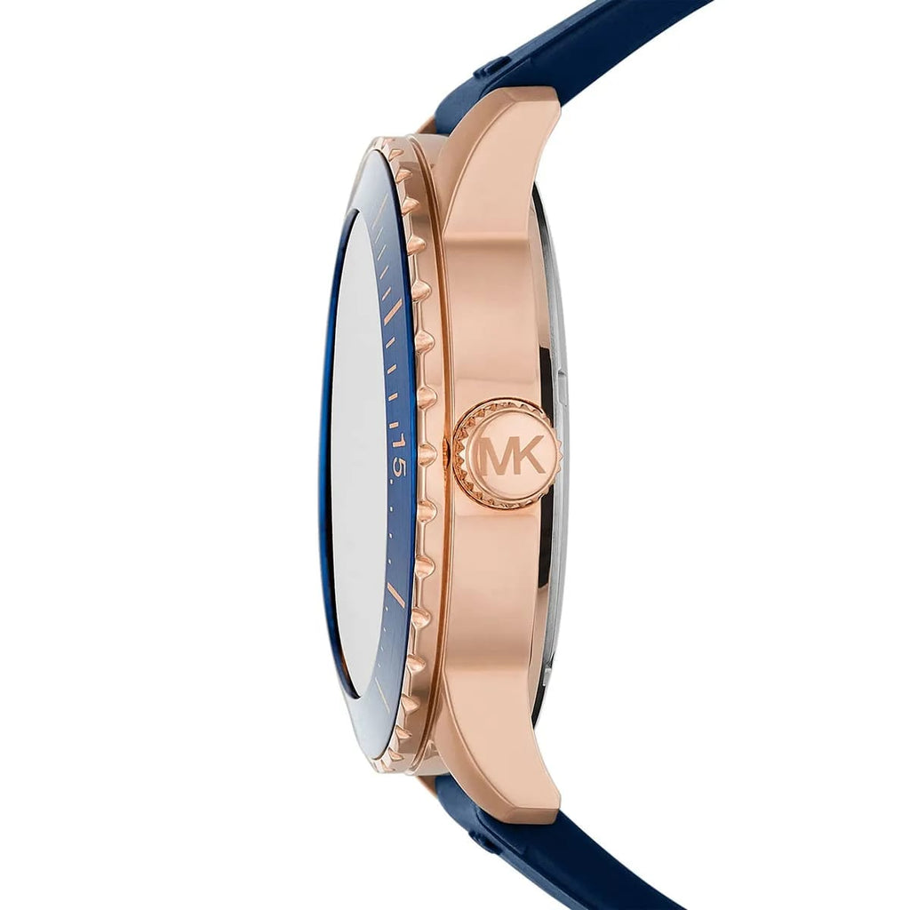Michael Kors MK7163 Men’s Blue Dial Navy Silicone Strap Chronograph Watch