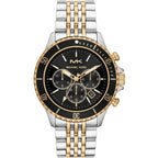Michael Kors MK8872 Men’s Black Dial Two-Tone Stainless Steel Chronograph Watch