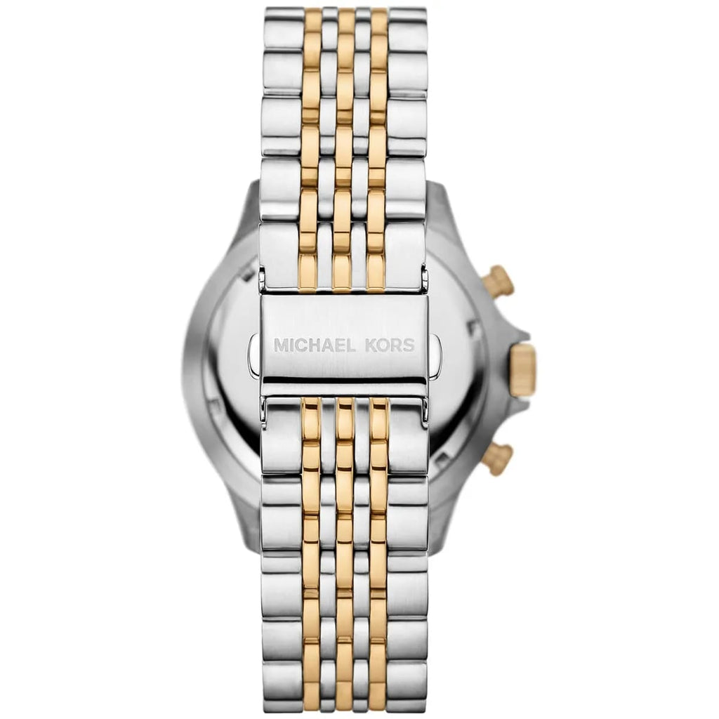 Michael Kors MK8872 Men’s Black Dial Two-Tone Stainless Steel Chronograph Watch