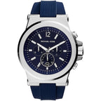 Michael Kors MK8303 Men’s Navy Blue Dial Blue Rubber Strap Chronograph Watch