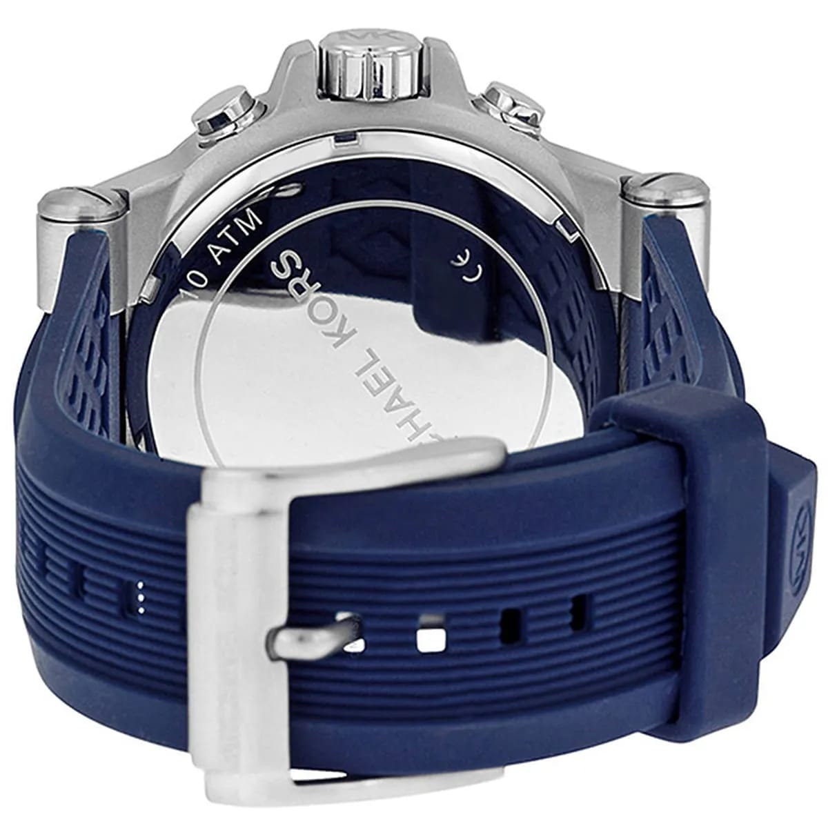 Michael Kors MK8303 Men’s Navy Blue Dial Blue Rubber Strap Chronograph Watch