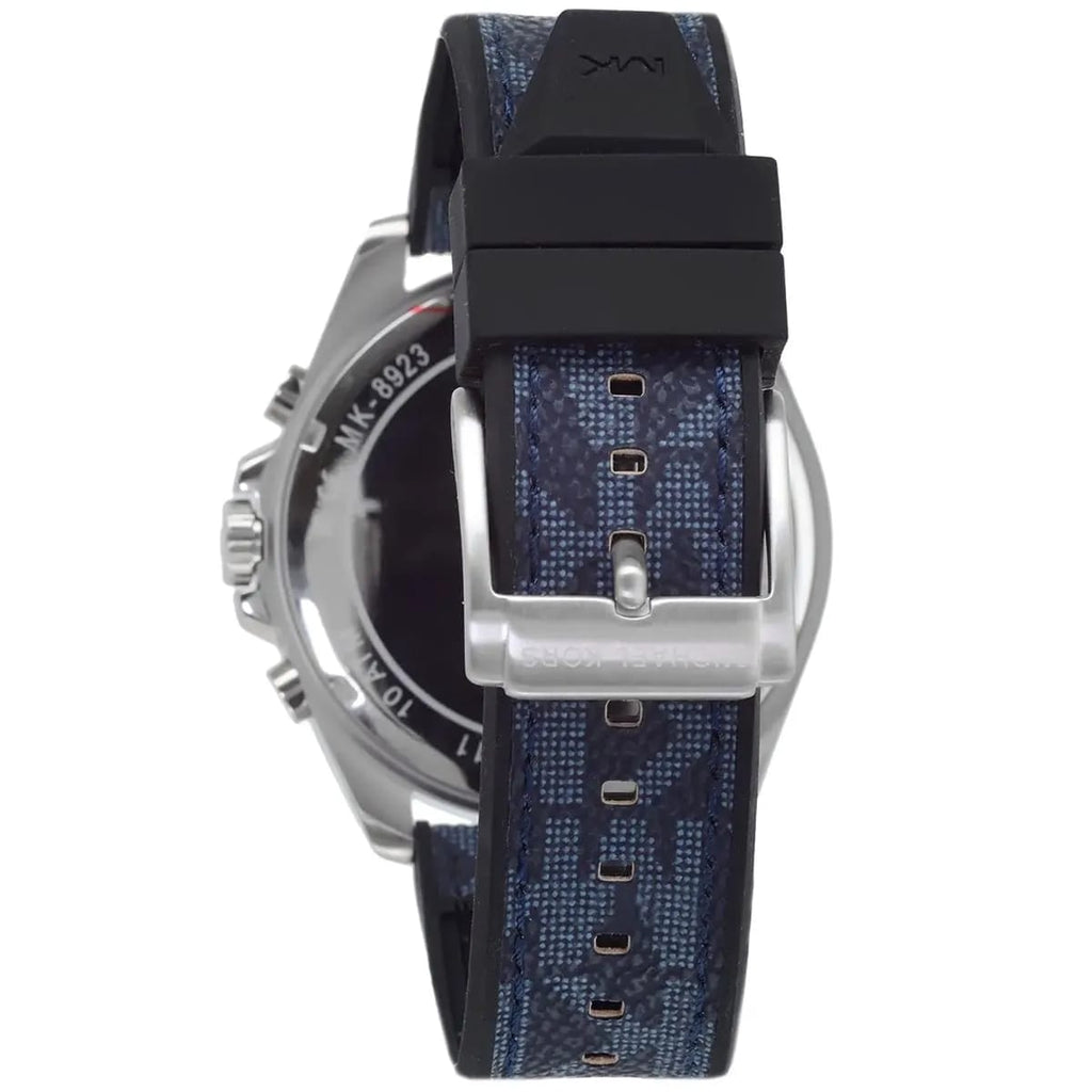 Michael Kors MK8923 Men’s Navy Blue Dial Blue Fabric Strap Chronograph Watch